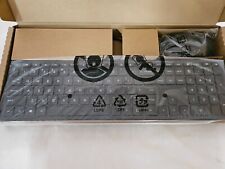 HP Lifestyle Wired Slim Keyboard and Mouse P/N 928922-001, USB Wired, NEW picture