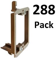 Low Voltage 1 Gang Bracket Mount Multipurpose DryWall WallPlate Lot of 288 NEW picture