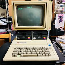 Apple IIe Computer A2S2064  Monochrome Monitor A2M6017 2 Disk Drive 64k Mem&More picture