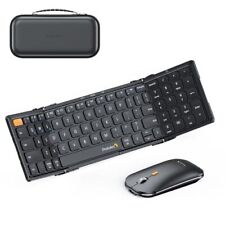 ProtoArc Foldable Compact Keyboard and Mouse, XKM01 Mini Portable Bluetooth K... picture