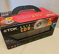 TDK CD-R 80 Min 700 MB 32X, Case 50 Pack, New, Open Box picture