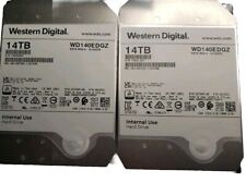 Lot of 2 Western Digital 14TB Hard Drive 5400 RPM  WD140EDFZ Enterprise HDD NAS picture