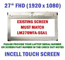 LG LM270WFA-SSA1 Touch Screen LCD Panel REPLACEMENT HP 27-D L75162-281 picture