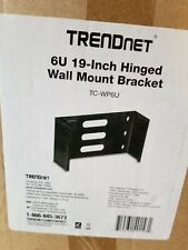 TRENDnet TC-WP6U 6U 19-inch Hinged Wall Mount Bracket Steel Black picture