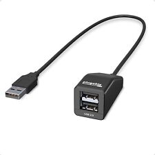 Plugable 2-Port USB 2.0 Hub/Splitter Black (USB2-2PORT) picture