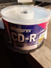 Memorex CD-R 50 Pack 52X 700Mb 80 Min Brand New Factory Sealed Discs. picture