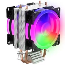 CPU Cooler Heatsink Fan Air RGB Radiator  Heatpipes LED For intel LGA AMD picture