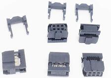 Pc Accessories 50-Pack IDC 2X3 6 Pins 0.1 2.54mm Dual Row Sockets for Flat Ribbo picture