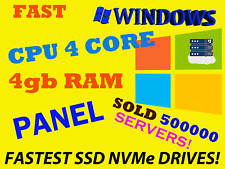 4 core RDP Server - Windows server - control panel - 250GB - RAM DDR4 FAST SSD picture