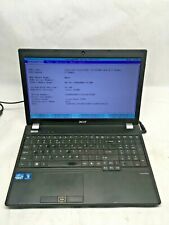 Acer Travel Mate 5760-6816 Core i3 Laptop Boots to BIOS For Parts Bad LCDJR picture