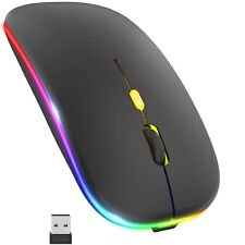 2.4GHz Bluetooth Wireless Optical Mouse USB Rechargeable 1600DPI Mice For PC MAC picture