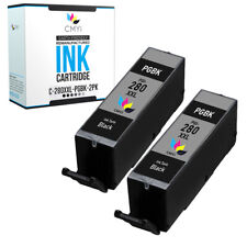 2 PK PGI-280XXL Pigment Black Ink Cartridge for Canon 280XXL Fits PIXMA Printer picture