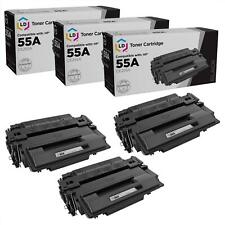 LD Products Replacements for HP 55A 55 CE255A CE255 Toner Cartridge (3PK) picture