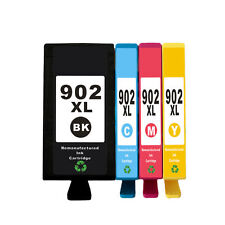 4 Pack 902 XL Ink Cartridges for HP Officejet Pro 6960 6968 6970 6975 6978 6958 picture