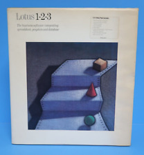 Lotus 1-2-3 Business Computer Program Software 1986 5.25