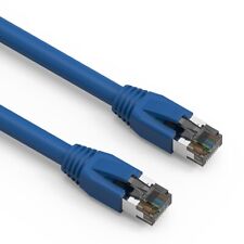 Fuji Labs Cat8 S/FTP Ethernet Network Cable 2GHz 40G (Cat 8, Blue) picture