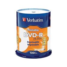 Verbatim Life Series 98491 16x DVD-R White Inkjet Printable Hub Printable picture