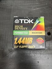 TDK High Density 1.44 MB 3.5 Floppy Disks - Formatted for IBM - 9 TOTAL  - OPEN picture