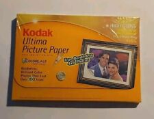 KODAK ULTIMA PICTURE PAPER 4x6 HIGH GLOSS 25 SHEETS NEW IN PACKAGING FOR INK JET picture