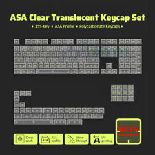 Akko Clear Transparent Keycap ASA 155-Key Shine-through for Mechanical Keyboard picture