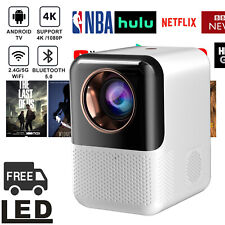 4K Mini Projector 9000 Lumen LED 1080P UHD Portable WiFi Bluetooth Home Theater picture