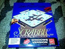 SCRABBLE The Deluxe COMPUTER Edition CROSSWORD GAME Windows 3.5