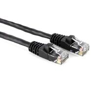25 PACK LOT 50FT CAT6 Ethernet Patch Cable Black RJ45 550Mhz UTP 15M picture
