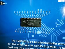 Vintage Rare TI TMS1000NLLE CPU + Decorative Frame picture