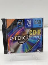 TDK CD-R74MGAX CD-R, 74 Minute, 650 MB (Single with Jewel Case) (Dis - Brand New picture