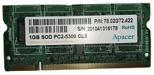Apacer (2 x 1 GB) 667MHz PC2-5300 Non ECC CL5 200-Pin DDR2 Laptop SO-DIMM Memory picture