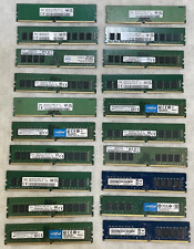 LOT OF ( 20 ) 16GB DDR4 Desktop Ram sticks - Mixed brands and speeds picture