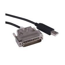 USB to DB25 RS232 Serial Adapter Converter Cable Null Modem FTDI Driver for S... picture
