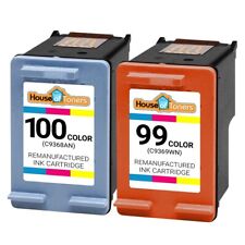 2PK For HP 99 & 100 Ink Cartridges Photosmart 2710/xi B8338 B8350 B8353 B8330 picture