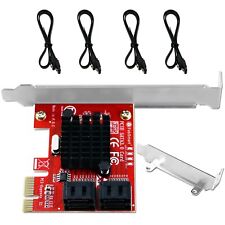 FebSmart PCIE 3.0 to 4-Ports 6Gbps SATA III Expansion Card for Desktop PCs, P... picture