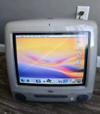 Vintage Apple iMac G3 Blue Blueberry M5521 450MHZ 20GB 128MB Ram Tested READ picture