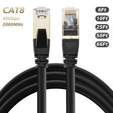 Cat 8 Cable, Category 8 S/FTP 40Gbps Ethernet Cable Wide Compatibility US Lot picture
