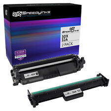 2PK Replacement for HP 30X CF230X Black Toner & 32A CF232A Drum for M203dw picture