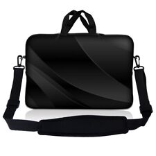 17 Inch Laptop Bag Sleeve Carry Case w/ Shoulder Strap Macbook Acer Asus Black picture