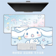 Cinnamoroll Blue Mouse Pad Cute Large Pad Desk Mat 800*300mm Gifts For Keyboards picture