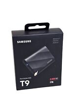 Samsung T9 1TB, External (MU-PG1T0B/AM) Solid Slate Drive 2000mb Speed picture