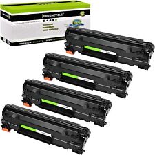 GREENCYCLE 4PK CF283A 83A Toner Cartridge Fits for HP LaserJet Pro MFP M127fw picture