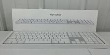 Apple Magic Keyboard Full Size w Numeric Keypad Wireless MQ052LL/A A1843 Silver picture