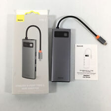 Baseus Gray 9 In 1 StarJoy 9-Port Type-C Hub Adapter WKWG060013 With Manual picture