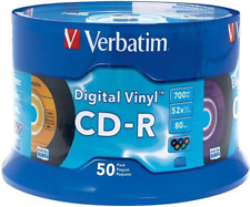 Verbatim CD-R Blank Discs 700MB 80Min 52X Recordable Disc for Data picture