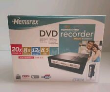 MEMOREX EXTERNAL DVD RECORDER light Scribe MULTI FORMAT 2.0 USB  New Open Box picture