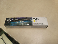 HP 990A (M0J81AN) Yellow Original Ink 8000 Page-Yield  SEALED 2024 picture