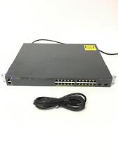CISCO CATALYST 2960-X WS-C2960X-24PD-L 24 Port Network Switch w/Rack Ears QTY picture