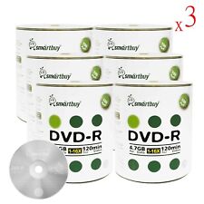 1800-Pack SmartBuy Blank DVD-R DVDR 16X 4.7GB Logo Top Surface Record Media Disc picture