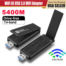 AX5400 Tri-band WiFi6E Wireless Adapter High Performance USB 3.0 Network Card picture