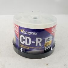 MEMOREX Music CD-R 50 PK pack Spindle 52X 700MB 80min Blank CD NEW SEALED FSTSHP picture